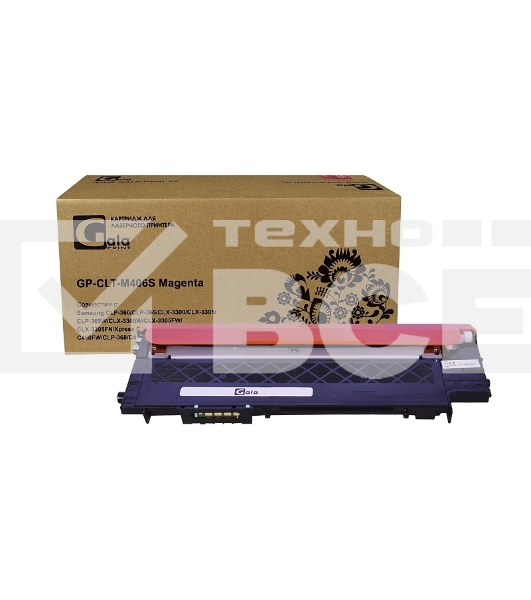 Картридж GalaPrint GP-CLT-M406S Magenta (1000 стр) для Samsung CLP-360/CLP-365/CLX-3300/CLX-3305/CLP-365W/CLX-3305W/CLX-3305FW/CLX-3305FN/Xpress C410/C410w/C460W/C460FW/CLP-368/C410/C460