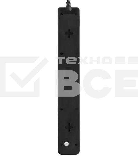 Сетевой фильтр Sven Optima 5,0 м (6 розеток с защитными шторками) черный, цветная коробка