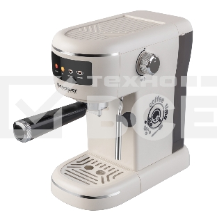 Кофеварка рожковая Endever Costa-1096 бежевый, исп. кофе - молотый, 1 л, 1400 Вт, 15 Бар