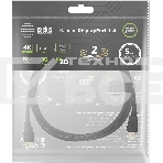 Кабель аудио-видео Cactus CS-DP-DP-1.4-2 DisplayPort (m)/DisplayPort (m) 2м. позолоч.конт. черный, фото3