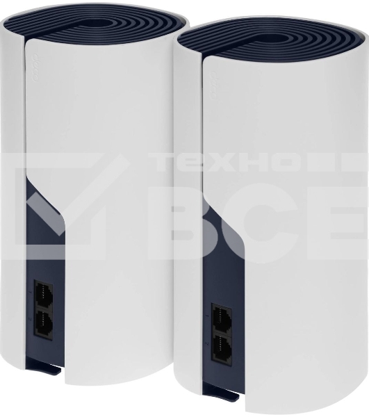 Бесшовный Mesh роутер TP-Link DECO P9 (2-PACK) AC1200 10/100/1000BASE-TX белый (упак.:2шт)