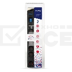 Сетевой фильтр Smartbuy (SBSP-30K-Pro) - 6 роз х3,0 м - черный, фото2