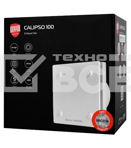 Вентилятор вытяжной Royal Thermo RAFC 100 Frozen