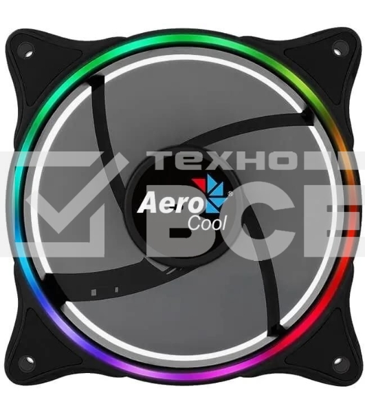 Вентилятор для корпуса Aerocool/Formula Eclipse 12 черный, 120 мм, 1200 об/мин, 19.8 дБ, 6 pin