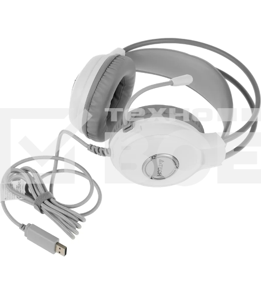 Гарнитура A4Tech Fstyler FH300U белый, проводная, подсветка