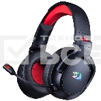 Гарнитура Redragon Nomen чёрный-красный, беспроводная + проводная, радиоканал, до 56 ч, подсветка, фото 1