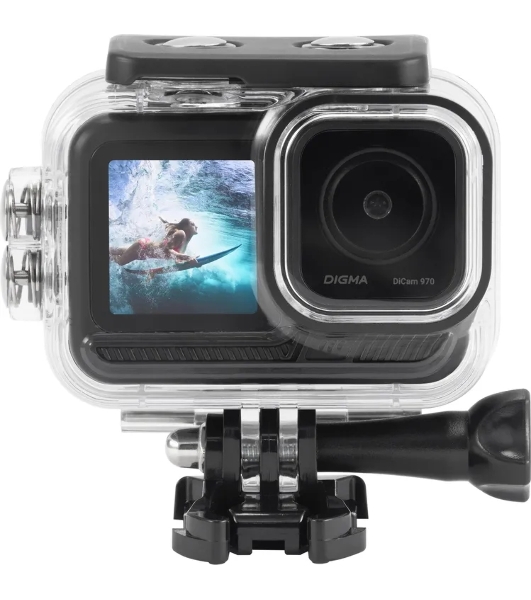 Экшн-камера Digma DiCam 970 1xCMOS 12Mpix черный