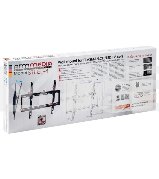 Кронштейн для телевизора Arm Media STEEL-4 черный 22