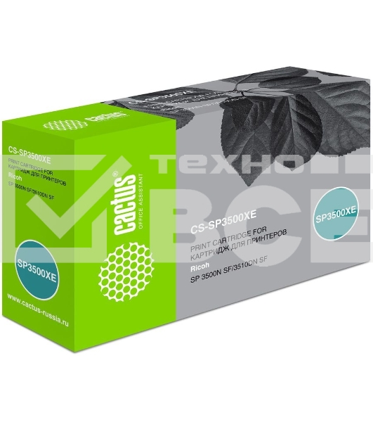 Картридж лазерный Cactus CS-SP3500XE черный (6400стр.) для Ricoh SP3500NSF/3510DN SF