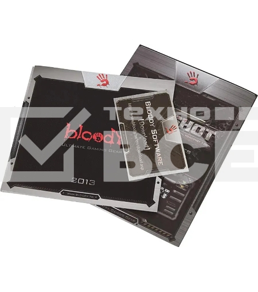 Мышь проводная A4Tech Bloody V8M Max черный, 12000 dpi, USB, кнопки - 10