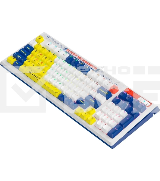 Клавиатура A4Tech Bloody B950 проводная USB синий/белый