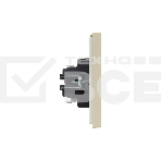 Выключатель IEK FORTE&PIANO FP402 1-кл с индикатором 10А ваниль, фото3