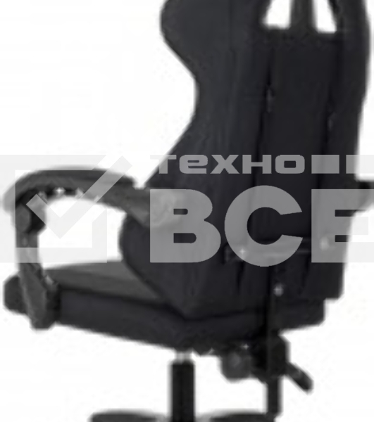 Кресло игровое Zombie Zoom Fabric черный Neo Black, крестов. пластик