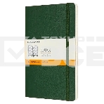 Блокнот Moleskine CLASSIC SOFT QP616K15 Large 130х210мм 192стр. линейка мягкая обложка зеленый, фото 1