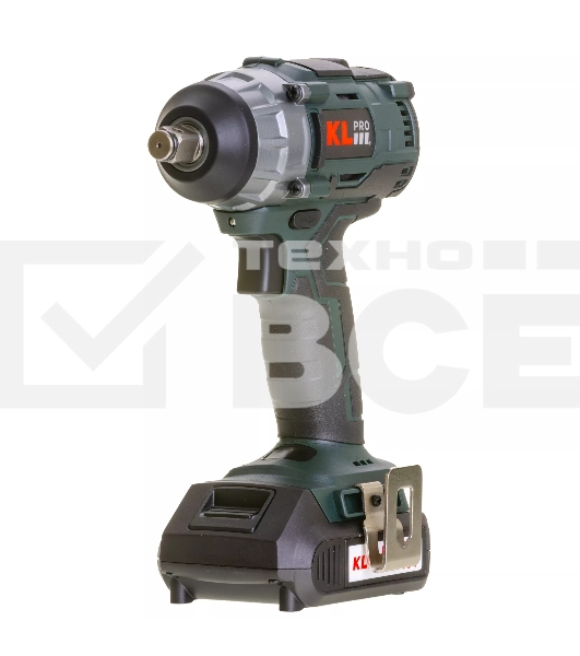 Профессиональный бесщеточный гайковерт аккумуляторный KLPRO KLSS18B-20 (18В, Li-ion-2шт, 2.0А·ч, 250Нм, 2 скорости, подсветка,З/У,в кейсе)