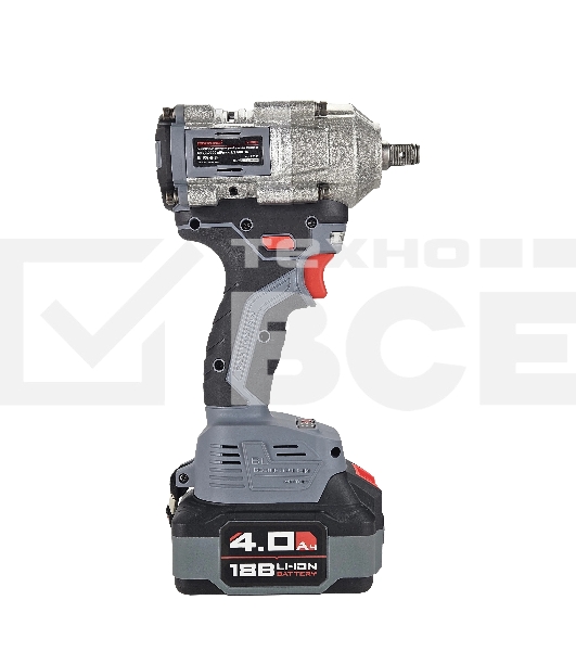 Аккумуляторный гайковерт бесщеточный ударный ProfiPower T-500N (Li-ion-1шт, 4.0А·ч, 500Нм, ударная головка 17/19/21мм, З/У, в кейсе)