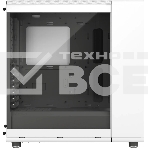 Компьютерный корпус без блока питания Case Fractal Design North TG Clear Tint, Midi-Tower, 2x140мм, 2xUSB-A 3.2 + 1xUSB 3.2 Type-C ATX, mATX, mITX Wood panel, Chalk белый, фото2