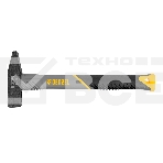 Молоток слесарный Denzel 400 г, кованый, фибергласовая рукоятка c TPR покрытием, фото5