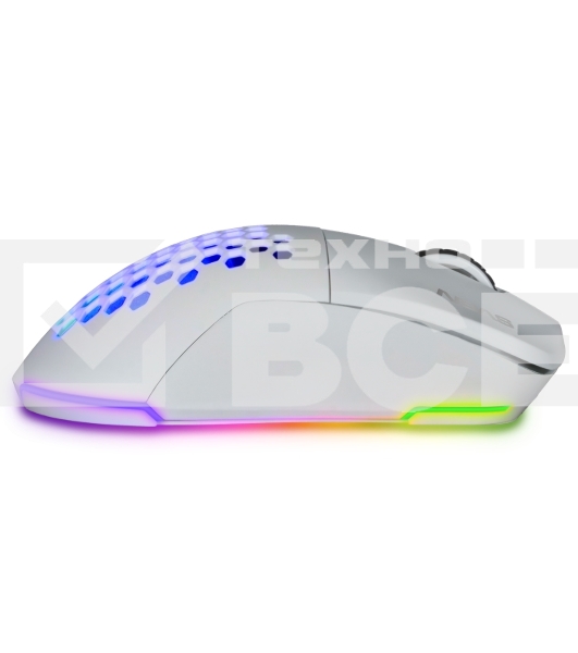 Мышь беспроводная SVEN RX-G980W белая (6+1кл. 50-26000 DPI, ПО, RGB-подсветка, игров. упак)