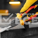 Плоскогубцы комбинированные Denzel диэлектрические трехкомпонентные рукоятки до 1000 В, 180 мм, фото9