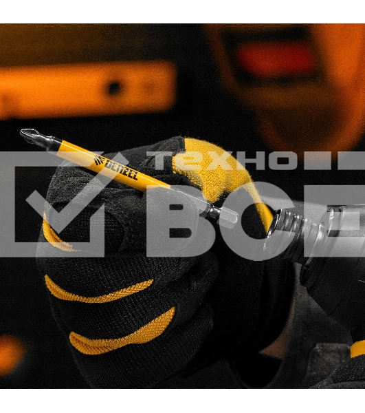 Набор бит Denzel PH2х90, сталь S2, круглый профиль, 10 шт.