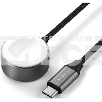 Кабель зарядный Satechi USB-C Magnetic Fast-Charging Cable для Apple Watch, серый космос, фото4