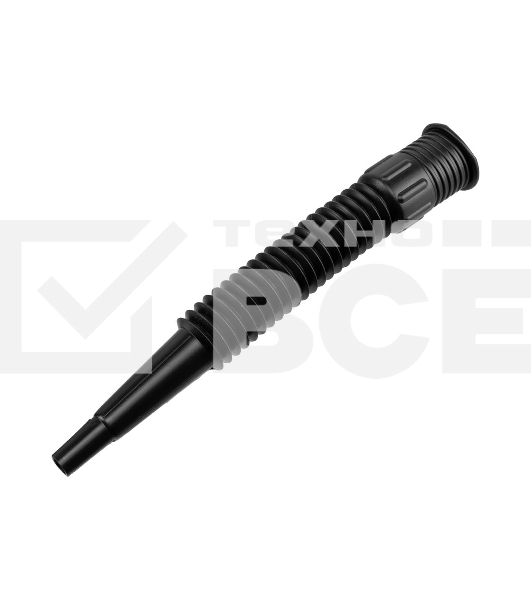 Воронка пластиковая Denzel 160 мм с металлическим ситом, непроливайкой и гибким наконечником