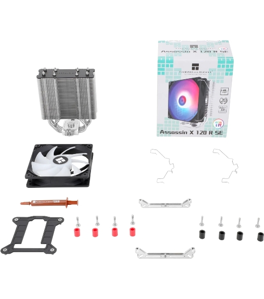 Кулер Cooler Thermalright Assassin X 120 Refined SE V2 RGB/ PWM/ all Intel/AMD/ 6mm*4/ Screws