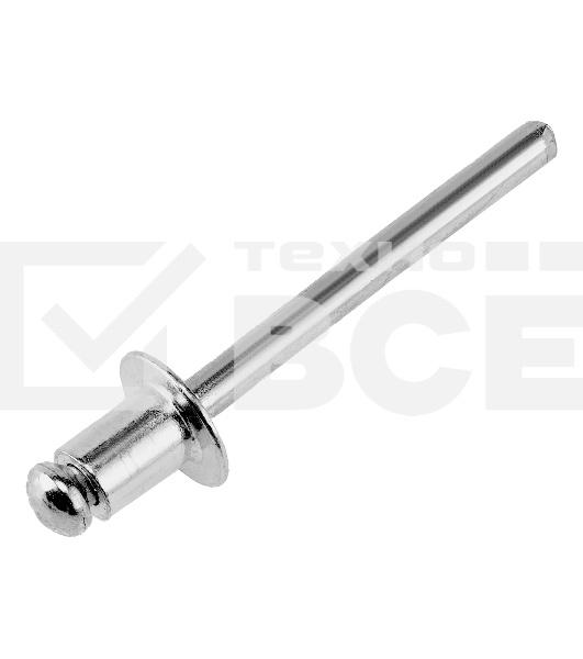 Заклепки алюминиевые Denzel, 3/16'-1/4', 5 х 6 мм, 50 шт.