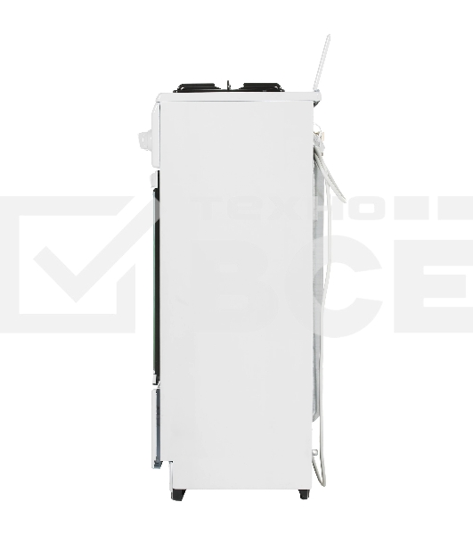 Плита комбинированная Flama CK 2202 W белый, конфорок 2 шт, духовка 30 л, 50 см x 85 см x 38 см