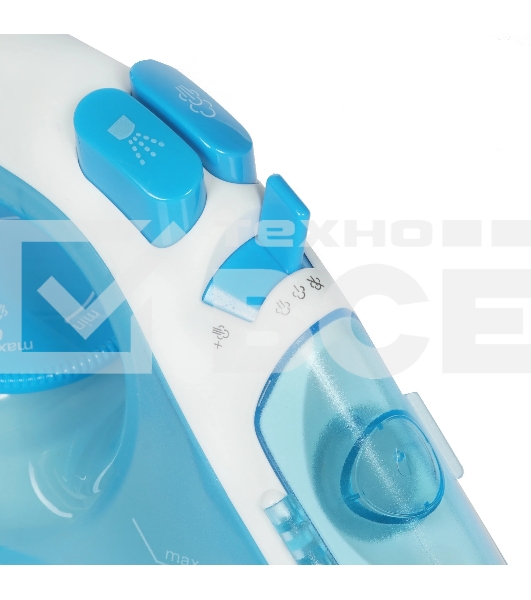 Утюг Braun SI3053BL голубой/белый, 2400 Вт, 45 г/мин, 170 г/мин, 270 мл