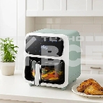 Аэрогриль Kitfort КТ-8147 светло-зеленый, 1800 Вт, 4 л, сенсор, 8 программ, фото5