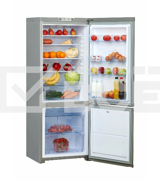 Холодильник DON R-280 MI металлик искристый двухкамерный 200/90л морозилка снизу