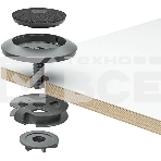 Держатель Logitech Mic Pod Table (настольное крепление для модулей микрофонов Rally), фото2