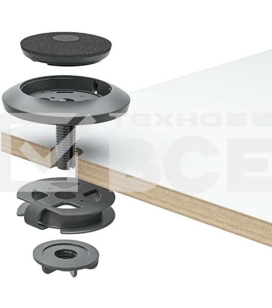 Держатель Logitech Mic Pod Table (настольное крепление для модулей микрофонов Rally)