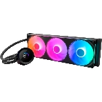 Система жидкостного охлаждения для ПК/ Water Cooling System NZXT Kraken Plus 360 RGB V2 (260W, 360mm, LED temp., Black, RGB/ Fans: 3x120mm, 75.05CFM, 31.9dBA, 2400RPM/ Pump height 55.97mm, 2800RPM, Rad thickness 27mm/ S: 1851, 1700, 1200, 115X, AM5, AM4), фото 1