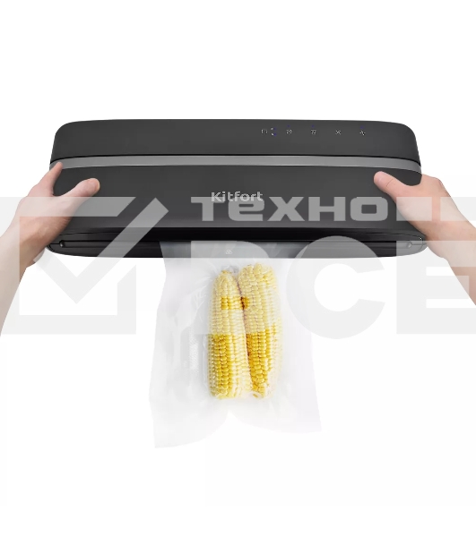 Вакуумный упаковщик Kitfort КТ-1526 110Вт черный