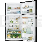 Холодильник Hitachi R-VG660PUC7-1 GGR серый стекло двухкамерный 405/145л морозилка сверху No Frost, фото3
