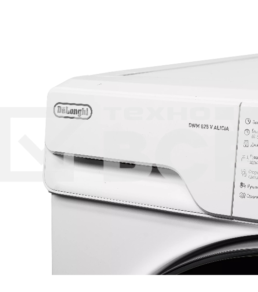 Стиральная машина DeLonghi DWM 825 V ALICIA белый, загрузка фронтальная 8 кг, 1200 об/мин., класс: А+++