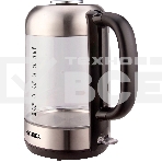 Чайник электрический Hyundai HYK-G4034 1.8л. 2200Вт черный/прозрачный (корпус: стекло), фото2