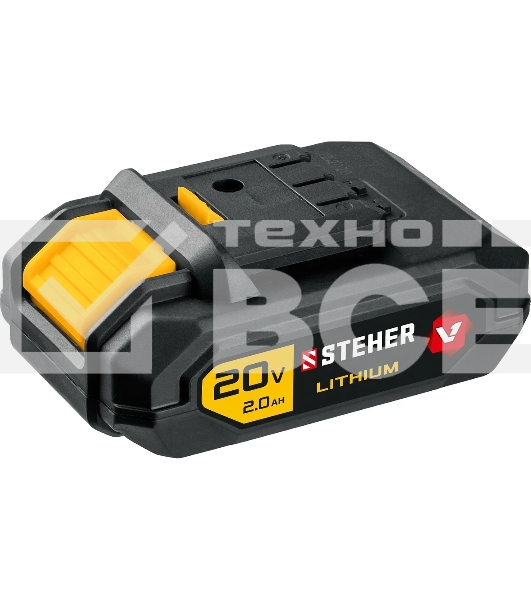 Дрель-шуруповерт STEHER CDB-200-1, Аккумуляторная, 20В, Кейс