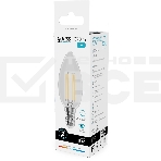 Лампа филам. Gauss Filament 10Вт цок.:E14 свеча св.свеч.бел.нейт. (упак.:10шт) (32120), фото9