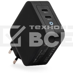 Блок питания TopON TOP-GaN-100WB автоматический 100W 5V-20V 5A 2xUSB от бытовой электросети LED индикатор