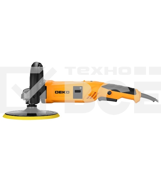 Шлифмашина полировальная сетевая DEKO DKP1400-180, 180мм, 1400 Вт