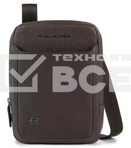 Сумка мужская Piquadro Black Square CA3084B3/TM, темно-коричневый, натур.кожа