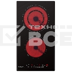 Электрическая варочная поверхность Hotpoint HR 3O4 BAS, независимая, черный, фото 1