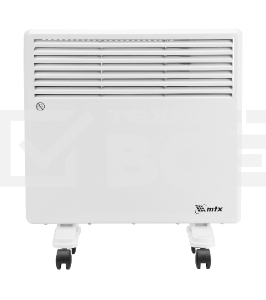 Конвектор электрический MTX CH-1000, белый, 1000 Вт, 10 м2, термостат