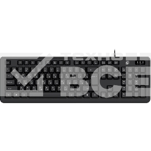 Клавиатура проводная Oklick K175 черный USB Multimedia