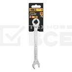 Ключ комбинированный трещоточный Denzel 14708 14 мм, CrV, матовый хром 14708, фото4