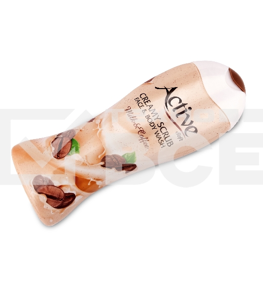 Гель-скраб кремовый для душа Active Кофе с молоком, 400 мл (512306012)